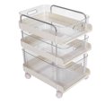 thumbnail image 1 of Chariot Utilitaire Roulant, Grande Capacité Chariot de Rangement pour Cosmétiques et Collations avec Roues Unité de Rangement Multifonctionnelle Amovible pour Maison Bureau, 1 of 7