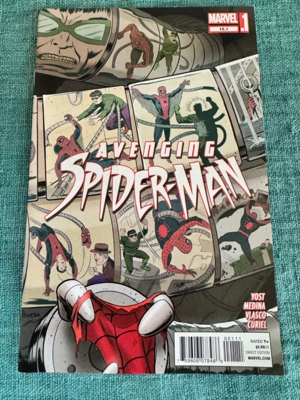 Avenging Spider-Man #15.1 Paolo Rivera Cover The Superior Spider-Man!