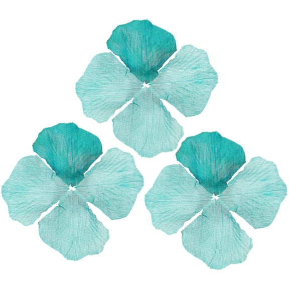 FENGGUIQU Fake Flower Bunches Blue Silk Cloth Artificial Rose Petals 1000 Pieces