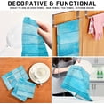 thumbnail image 7 of GZHJMY 1 Pack Blue Wooden Wall Texture Kitchen Towels, Soft Highly Absorbent Dish Towels Reusable Tea Towels Set, 28"x 18", 7 of 7