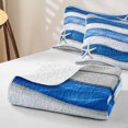 thumbnail image 4 of Erosebridal Hawaiian Beach Bed Spread Queen, Summer Starfish Queen Coverlet Set, Reversible 3-Piece, 1 Quilt and 2 Pillowcases, 4 of 7