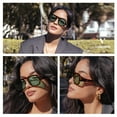 thumbnail image 2 of LUXERAD Retro Square Aviator Sunglasses for Women Men - 70s Vintage Style VL9826, 2 of 5