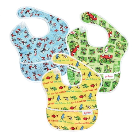 Bumkins SuperBib, Seuss, 3 Pack