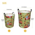 thumbnail image 2 of Lsque Cartoon Fire Truck pattern Laundry Hamper Basket, Tall Woven Rope Hamper Basket for Clothes, Lightweight Storage Basket, Collapsible Waterproof-Medium, 2 of 8