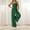 Green, variant on Women's Jumpsuit Casual Summer One Shoulder Backless Romper With Pockets Long Sleeveless Jumpsuit For Beach Travel Wear Rompers for plus Size Women with Body Casual Jumpsuit