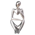 thumbnail image 1 of Estatua decorativa de estatuil hueca de escultura creativa izquierda Zulema Estatua de resina abstracta, 1 of 8