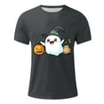 thumbnail image 5 of Awdenio T Shirts for Man Ghost Shirt Loose Fit Round Neck Cute Funny Tee Halloween Party Short Sleeve Tops, 5 of 5