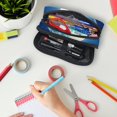 thumbnail image 7 of PhooArto Pencil Case, Sky Moon Butterfly Large Capacity Pencil Pouch Stationery Pen Bag, 7 of 7