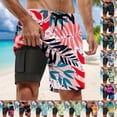 thumbnail image 5 of Kcolen Mens Swim Trunks 7 Inch,Mens Swim Trunks With Liner,Quick Dry Board Shorts with Pockets Summer Beach Shorts for Men, 5 of 6