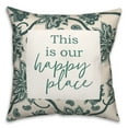 thumbnail image 2 of Creative Products Happy Place 18x18 Indoor / Outdoor Pillow, 2 of 3