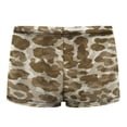 thumbnail image 2 of Cheetah Leopard Men's Mesh Boxer Briefs Cooling Breathable Sports Underwear Vertical Fly, 2 of 5
