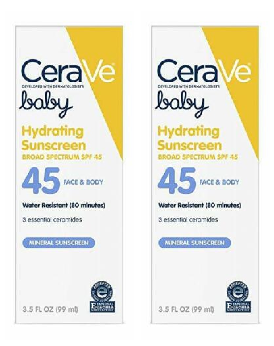 cerave baby sunscreen lotion spf 45