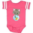thumbnail image 3 of Inktastic Cute Cat, Little Cat, Kitty, Kitten, Fish Bowl Girls Baby Bodysuit, 3 of 5