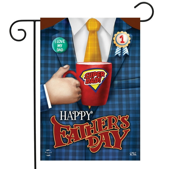 Briarwood Lane Super Dad Father's Day Garden Flag