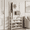White/24x10x61 inch, variant on HioHa Coat and Shoe Rack, 4-Tier Hall Tree with 8 Double Hooks, Freestanding Entryway Storage Organizer for Hallway Bedroom Dorm, White
