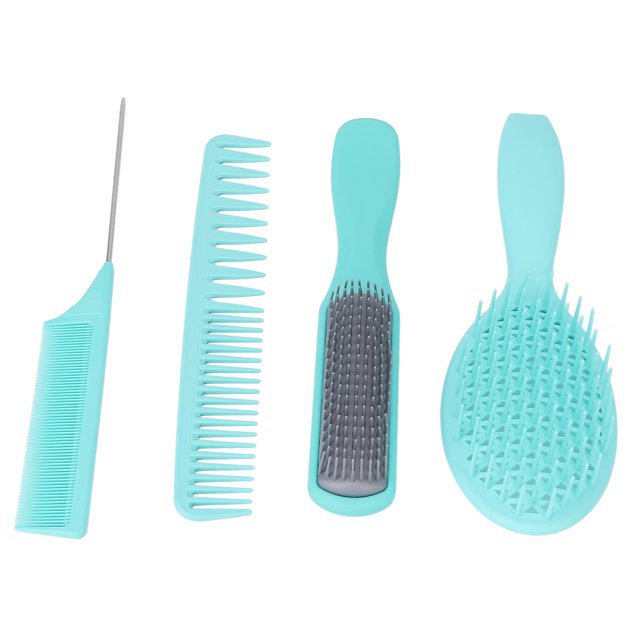 Peine Para Peinar El Cabello, Mango Cómodo Juego De Peine Para El Cabello Multifuncional De Cuatro Tipos Antideslizante Para Peinar El Cabello Para Peluquería ANGGREK Descripción de la referencia