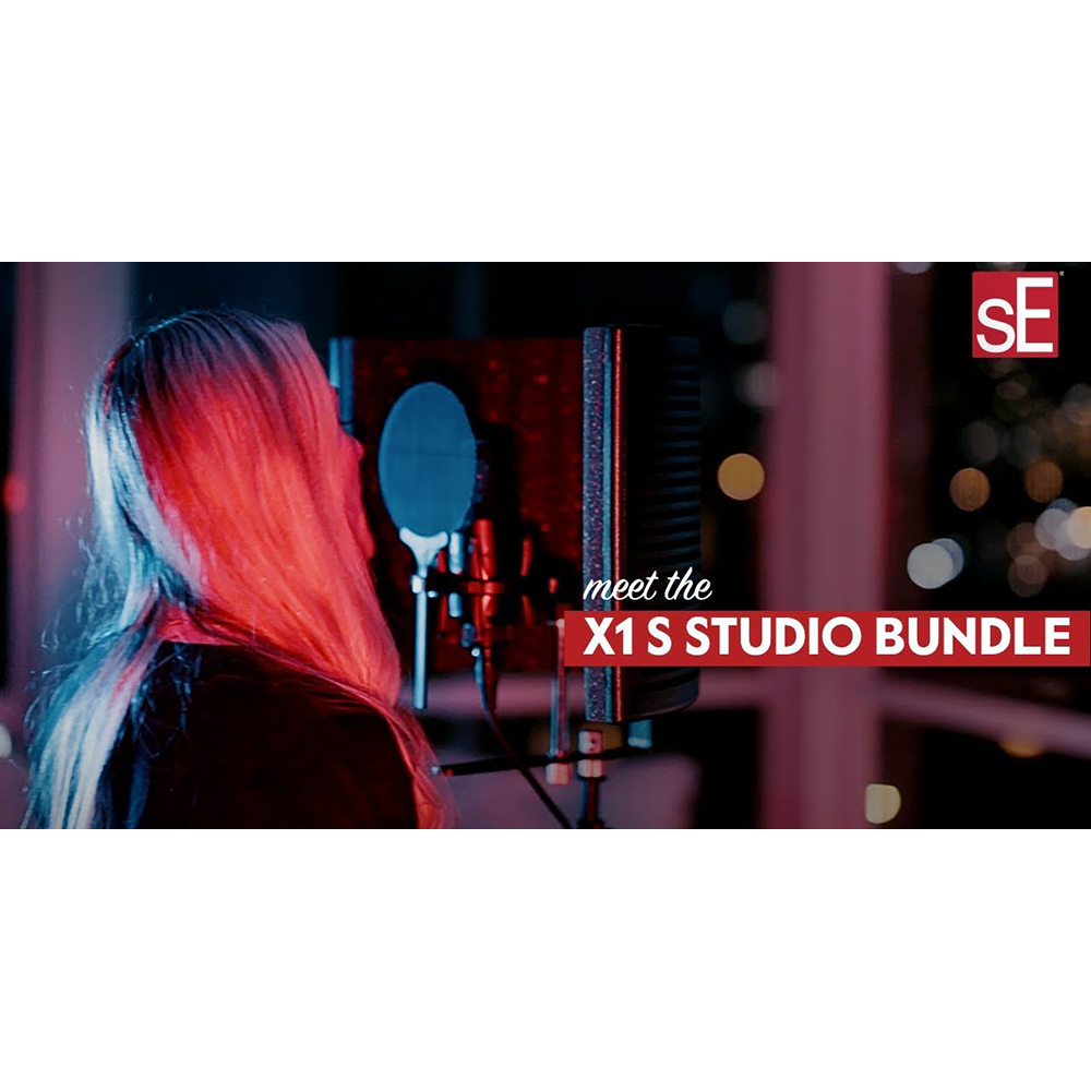 sE Electronics X1-S X1 Series Large Condenser Microphone and Clip