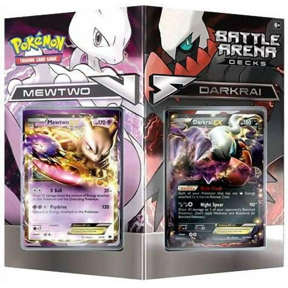 Pokemon Mewtwo vs Darkrai 2-Player Battle Arena Decks