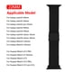 thumbnail image 1 of Correa de reloj inteligente de nylon Correa de muñeca de reloj ajustable de 22 mm para Apple Watch Ultra JShteea El nuevo, 1 of 7