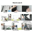 thumbnail image 6 of CTIRCHIU 1Pc Simple Black Window Film Film Window Sticker for Heat Insulation and Light Filtering, 6 of 8