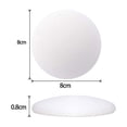 thumbnail image 2 of SeekLGT Silicone Door Knob Wall Protector Large Round Adhesive Door Stopper Noise Reduction Wall Guard for Home Safety and Furniture Protection, 2 of 2
