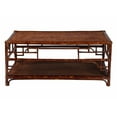 thumbnail image 4 of bali & pari Sebalio Boho Coffee Table, 42"W, Marbled Tortoise Brown, 4 of 9