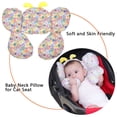thumbnail image 3 of Almohada de viaje para bebé, almohada de apoyo para la cabeza y el cuello para asiento de coche, para bebés de 0 a 4 años, cochecito, almohada para el cuello para niños, suave y agradable al, 3 of 5