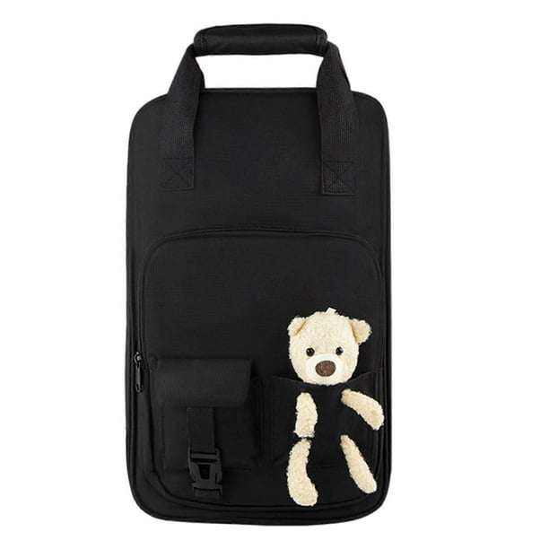 Portable drumstick bag made of Oxford fabric, double straps, carrying case, black drumstick carrying bag