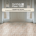 thumbnail image 4 of Achim Portfolio 12"x12" 2.0mm Peel & Stick Vinyl Floor Tiles 9 Tiles/9 Sq. Ft. Rustic Clay Square, 4 of 7