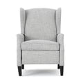 thumbnail image 2 of Nora Manual Recliner Lounge Chair- Wingback- Nailhead Trim- Gray, 2 of 6