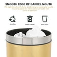 thumbnail image 4 of STRANDCHIC Golden Plastic Recycle Bins for Kitchen with Bag Concealment for Home Use 1Pack, 4 of 5