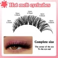 thumbnail image 4 of Kit De Extensión De Pestañas,216 Pestañas Individuales ,Maquillaje para Mujeres Una variedad de estilos, 4 of 5