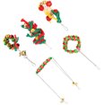 thumbnail image 2 of Parakeet Swing, Funny Bright Practical Christmas Day Decoration Parakeet Toy  For Chewing Toy Swing Stand For Christmas Day Decoration Christmas 5 Pcs Combination, 2 of 8