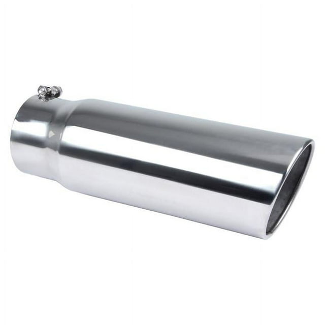 Pypes Performance Échappement PYPEVT506-18 Embout d'Échappement Monster à Pince Entrée 5 Po Sortie 6 Po - 18 Po, Poli