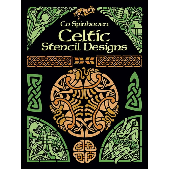 Dover Pictorial Archive Celtic Stencil Designs, (Paperback)