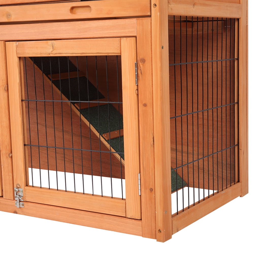 Kadyn 40" Triangle Roof Waterproof Wooden Rabbit Cage for Rabbits, Chickens, Ducks and moreA-frame Pet Cage, Wooden House Rabbit Cage, Rabbit Cage Pet Cage Kadyn 40" Triangle Roof Waterproof Wooden Rabbit Cage for Rabbits, Chickens, Ducks and moreA-frame Pet Cage, Wooden House Rabbit Cage, Rabbit Cage Pet Cage