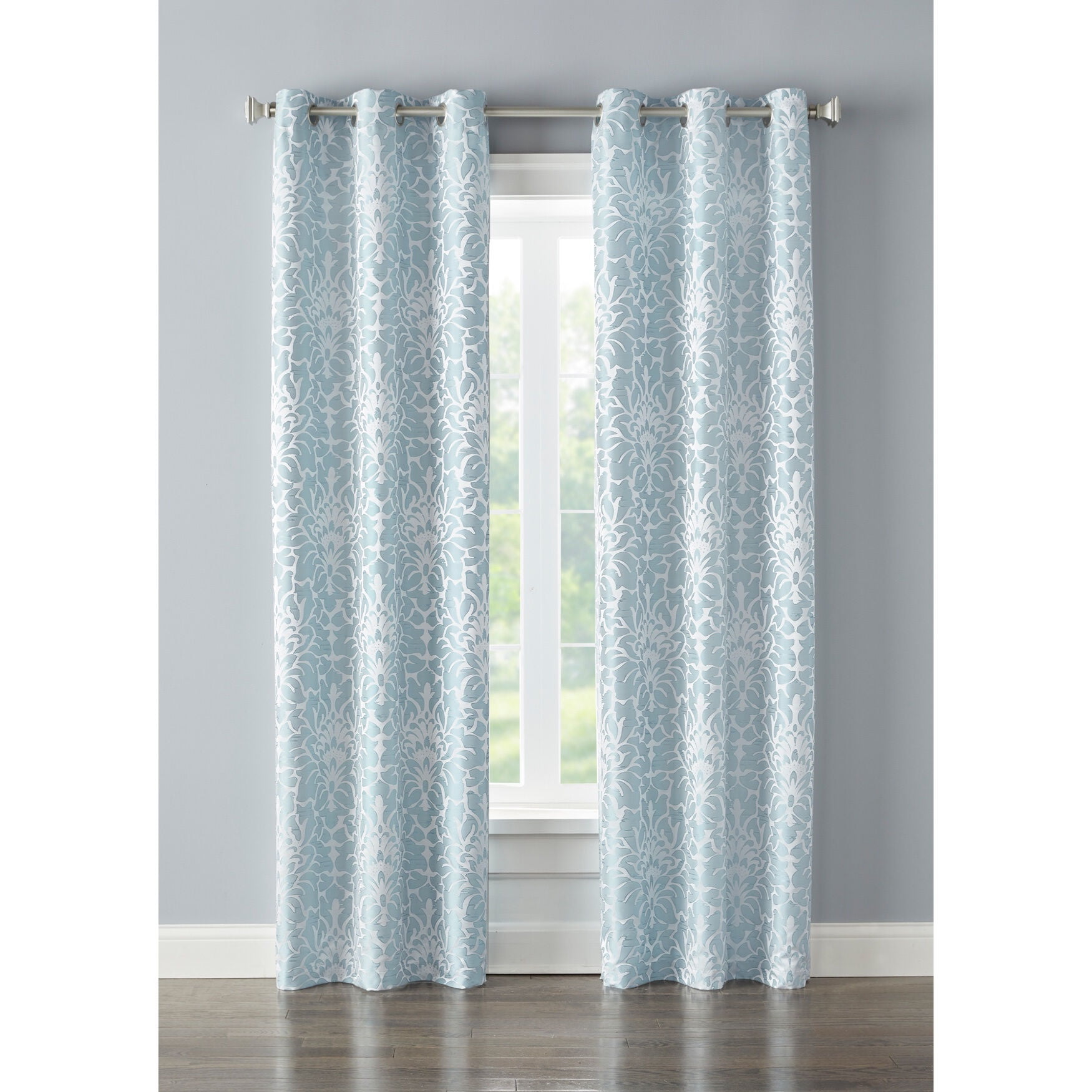 Brylanehome Jasmine Jacquard Grommet Panel Set — 2 Pack 37I W 84I L