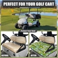 thumbnail image 4 of Whosucclay Pop Art Floral Cover Towel Blanket, Comfort 4-Pocket Storage Blanket for 2 Person Seats Easy to Install Golf Cart Seat Towel Blanket, 52.36 x 32.28 inch, 4 of 7