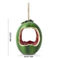 thumbnail image 4 of Cadancy Fruit Shaped Bird Feeder Outdoor Hanging Wild Bird Seeds Feeder Resin Garden Decor Patio Yard Decoration landscape Ornament Novetly Housewarming Gift, 4 of 5