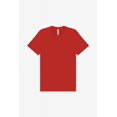 thumbnail image 3 of BELLA+CANVAS Adult Crew Neck Personalized T-Shirt, Create Your Own Designs, Red, Small, Unisex, 3 of 7