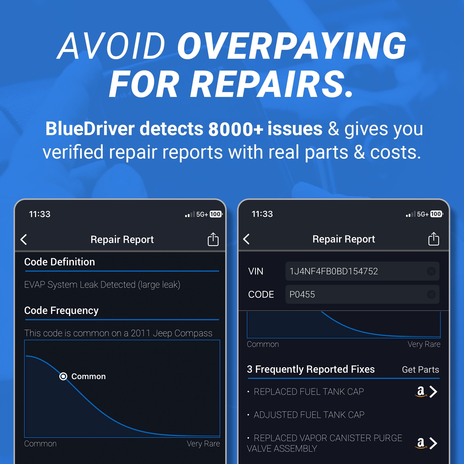 BlueDriver Pro Next-Gen OBD2 Scanner Bluetooth Car Code Reader, Diagnostic Scan Tool for iPhone and Android, No Subscription