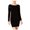 Black, variant on Jump Apparel Womens Sequin Trim Bodycon Dress, Black, Juniors, 3