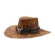 thumbnail image 2 of Sombrero de vaquero occidental, cómodo y moderno sombrero de Jazz para caballero, accesorios para fotos de adultos Caqui, 2 of 8