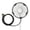 A002- Clear (Style B), variant on Outdoor Misting Fan Kit, Portable Misting Fan, Outdoor Fan for Patio, Fan Misters for Cooling Outdoor, 16 Inch Diameter 5-Nozzle Water Mist Cooling Set Includes 1 Seal Gasket, 5