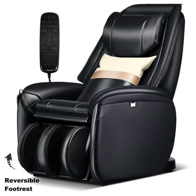 COSTWAY Soothe26 Massage Chair, Full Body Zero Gravity Massage Recliner with SL Track, Waist Heater, Calf Airbag, Automatic Shoulder Detection, Remote Control, Pillow
