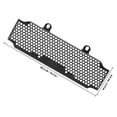 thumbnail image 2 of FONDOTIN Protection de Radiateur de Moto Protection de Radiateur en Alliage d'Aluminium Noir 1 PCS, 2 of 6