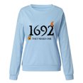 thumbnail image 3 of ICHUANYI Liquidación Sudadera de manga larga para mujer Casual Cuello redondo Corte holgado Pollover Tops de otoño ICHUANYI WER202308171829, 3 of 3
