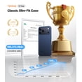 thumbnail image 2 of Funda para iPhone TORRAS 17 Pro Max 6.9" delgada mate azul, 2 of 9
