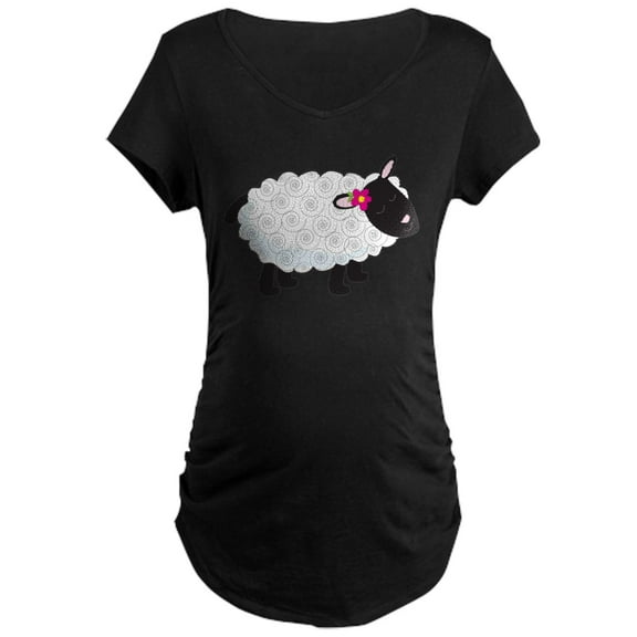 CafePress - Little Lamb Maternity Dark T Shirt - Maternity Dark T-Shirt