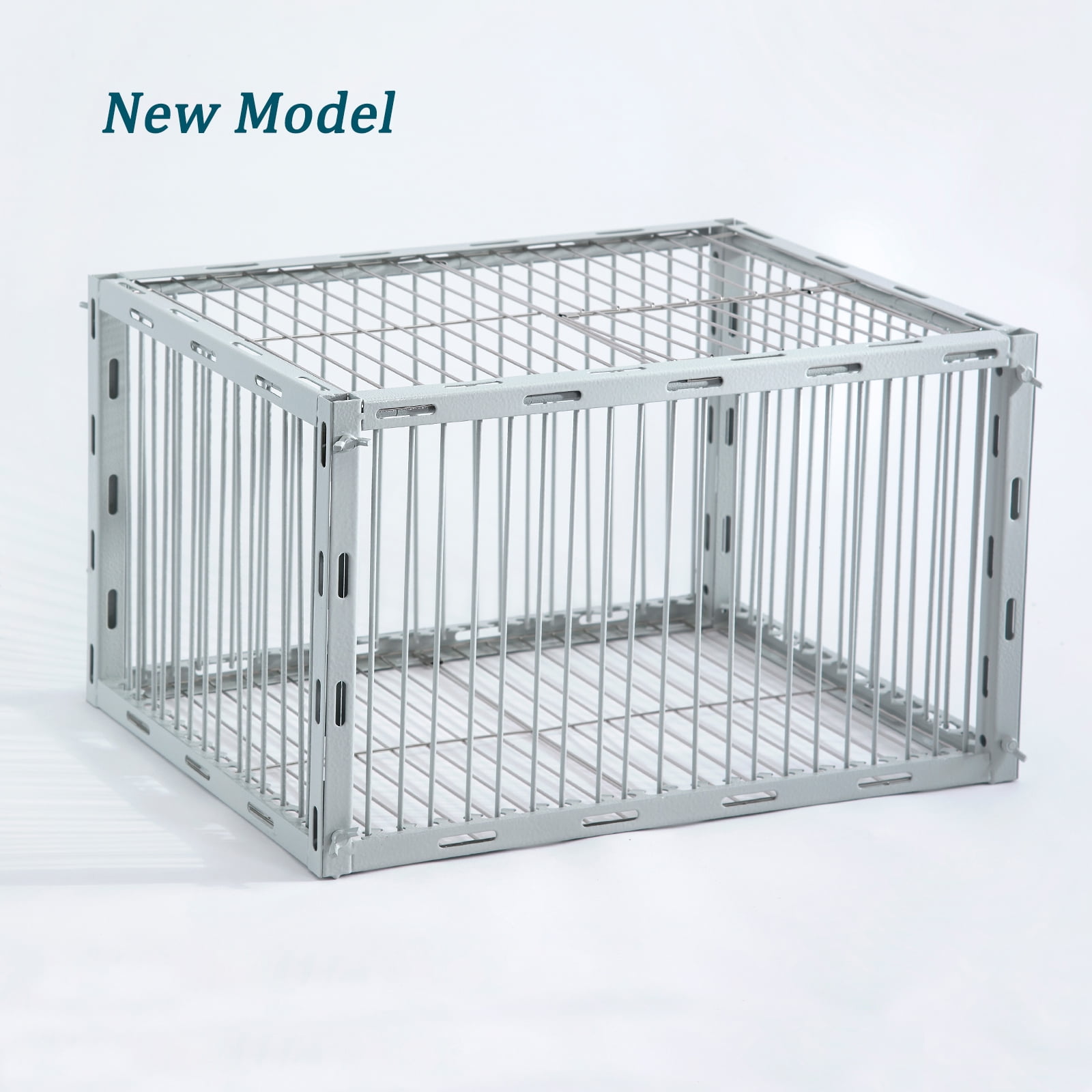 Sorencut Pigeon Trap with Escape-Proof Design, Bird Trap Cage with One-Way Entry Portable Unharmful, Iron with Anti-Rust Paint, Off White
